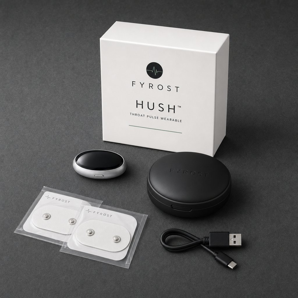 FYROST Hush — Throat Pulse Anti-Snore Device