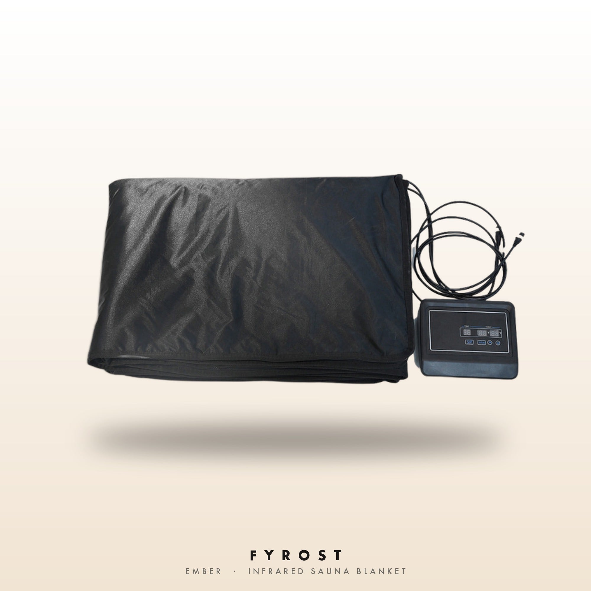 FYROST Ember infrared sauna blanket with dual-zone controller