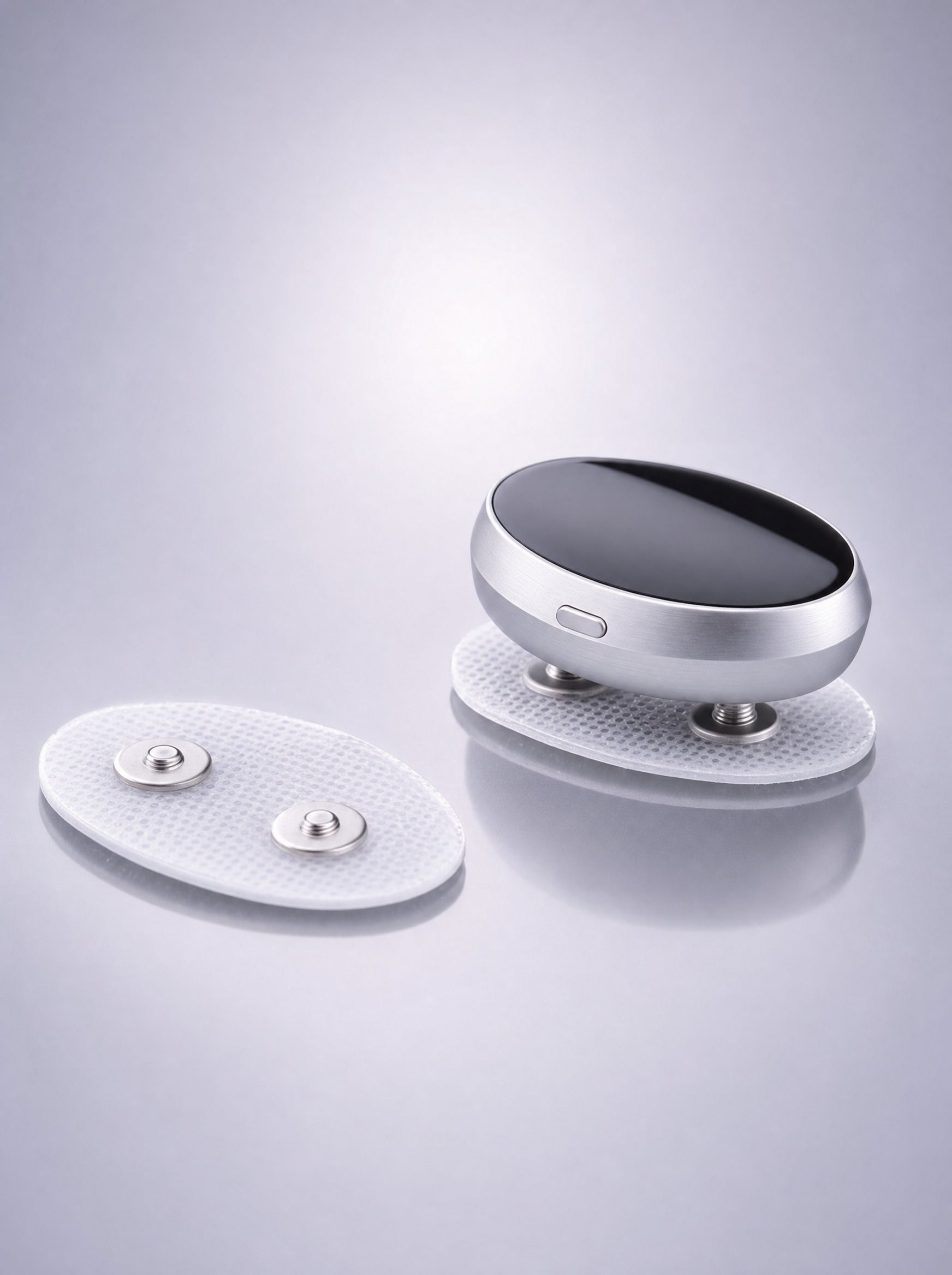 A FYROST Hush unit seated on a fresh gel pad