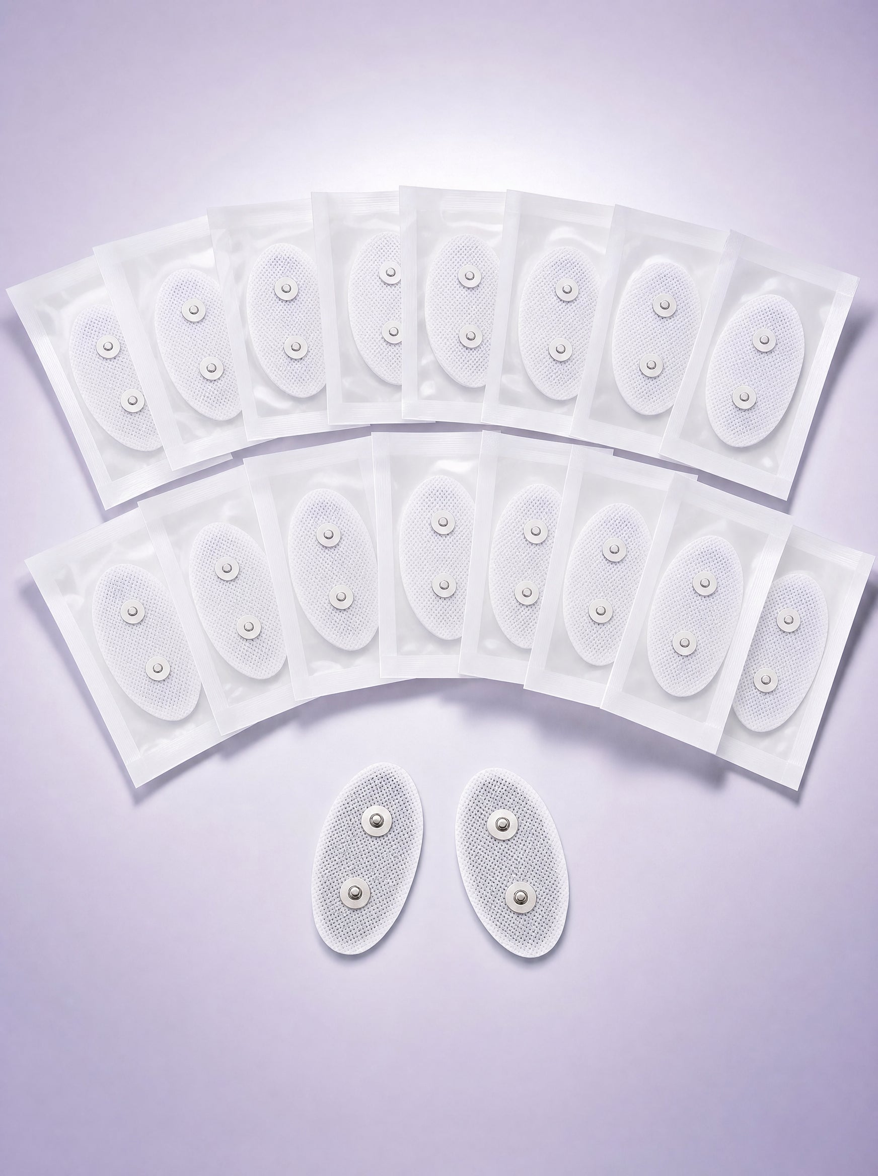 A month of FYROST Hush Pads — fifteen sealed sachets, thirty pads