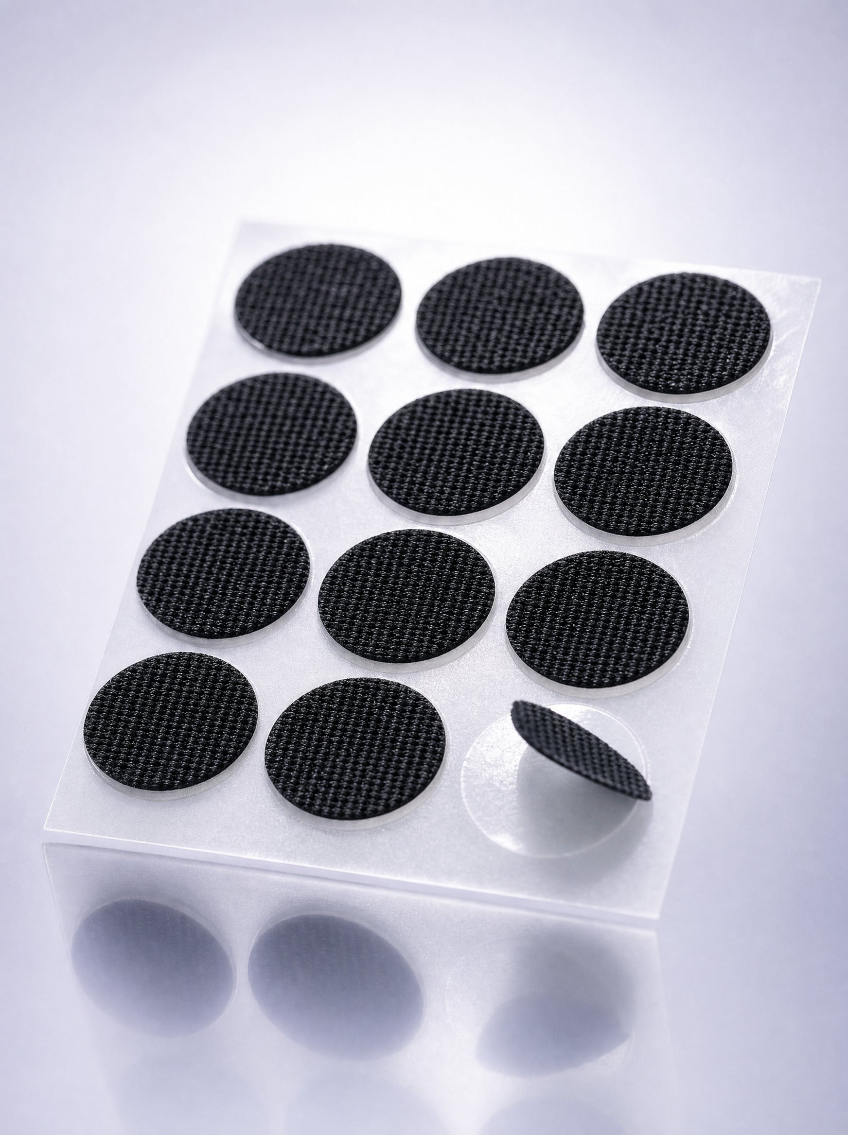 FYROST Zephyr adhesive tabs — the consumable part of the kit
